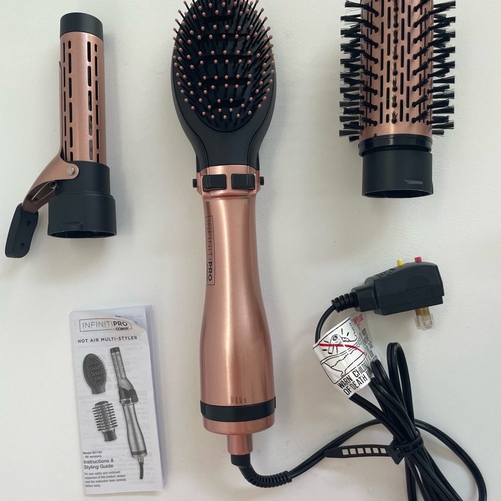 INFINITIPRO Rose Gold Hot Air Multi-Styler